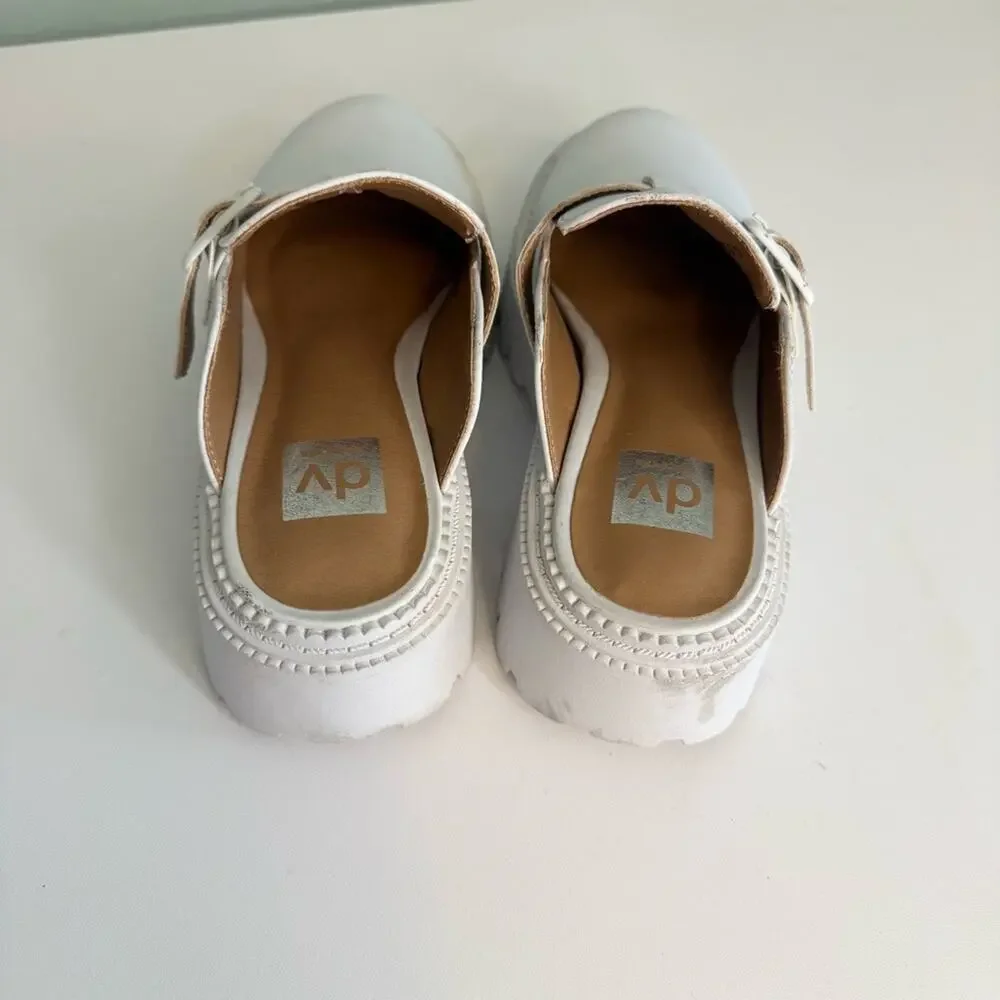Dolce Vita DV By Kids Kobra‎ Size 13 Light Gray Chunky Lug Sole Mule Slip-On